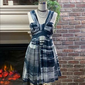 Anthropologie Sine Blue Mini Dress 🤍